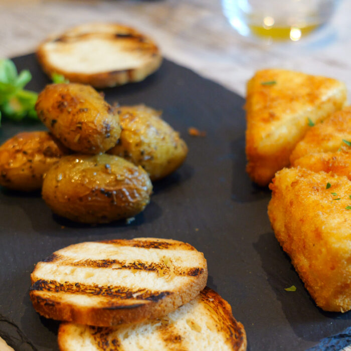 Camembert pané, fondant et croustillant